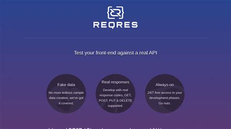 reqes.in|ReqRes – A Hosted REST